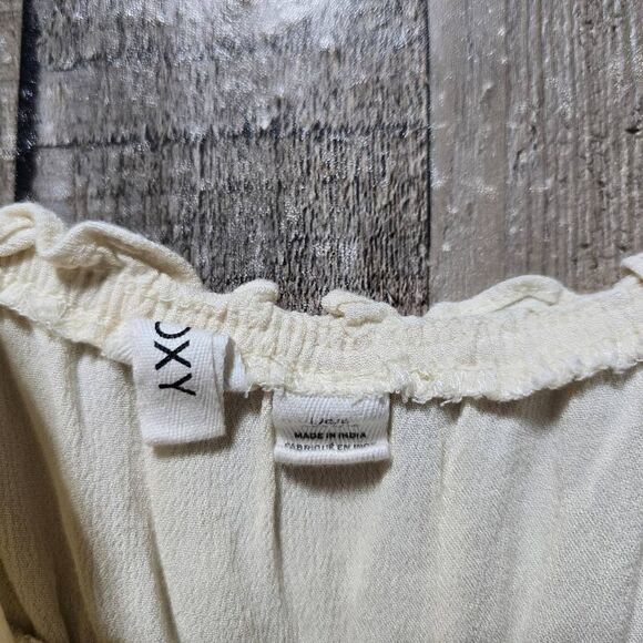 Roxy There She Goes Cream Mini Shift Dress - Picture 5 of 5